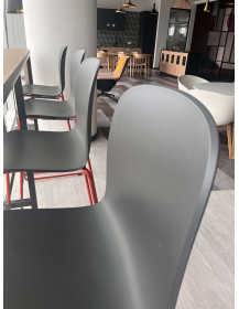 Used high bar table with media port