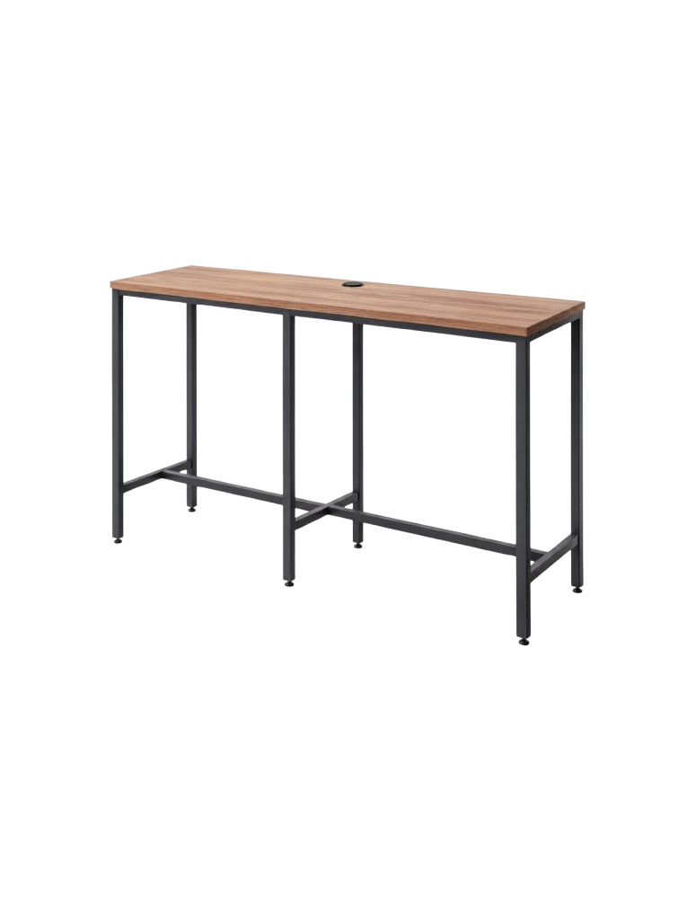 Used high bar table with media port