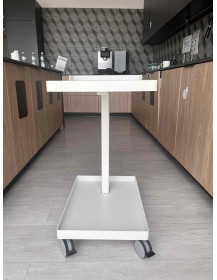 Uzywana-tacka-na-kolkach-bialy-barek-metalowy-outlet-meblowy-zerowastedesign-warszawa