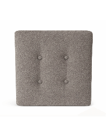 Used Square Seat Cushion – Light Brown Upholstered, 50x50x6 cm