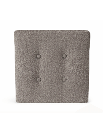 Used Square Seat Cushion – Light Brown Upholstered, 50x50x6 cm