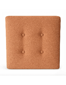 Used Square Seat Cushion – Honey Orange, 50x50x6 cm