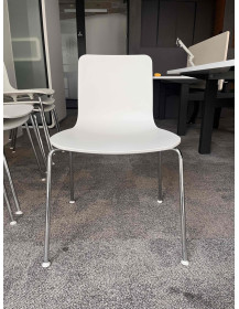 Used HAL Vitra Kitchen Chair, White, Stackable