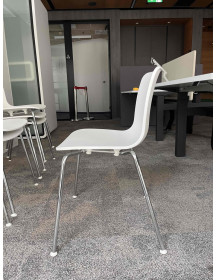 Used HAL Vitra Kitchen Chair, White, Stackable