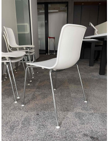 Used HAL Vitra Kitchen Chair, White, Stackable