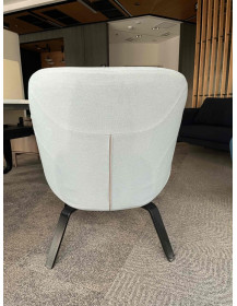 Used Eden Softline Chair, Light Blue
