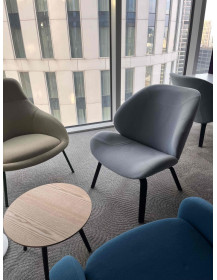 Used Eden Softline Chair, Light Blue