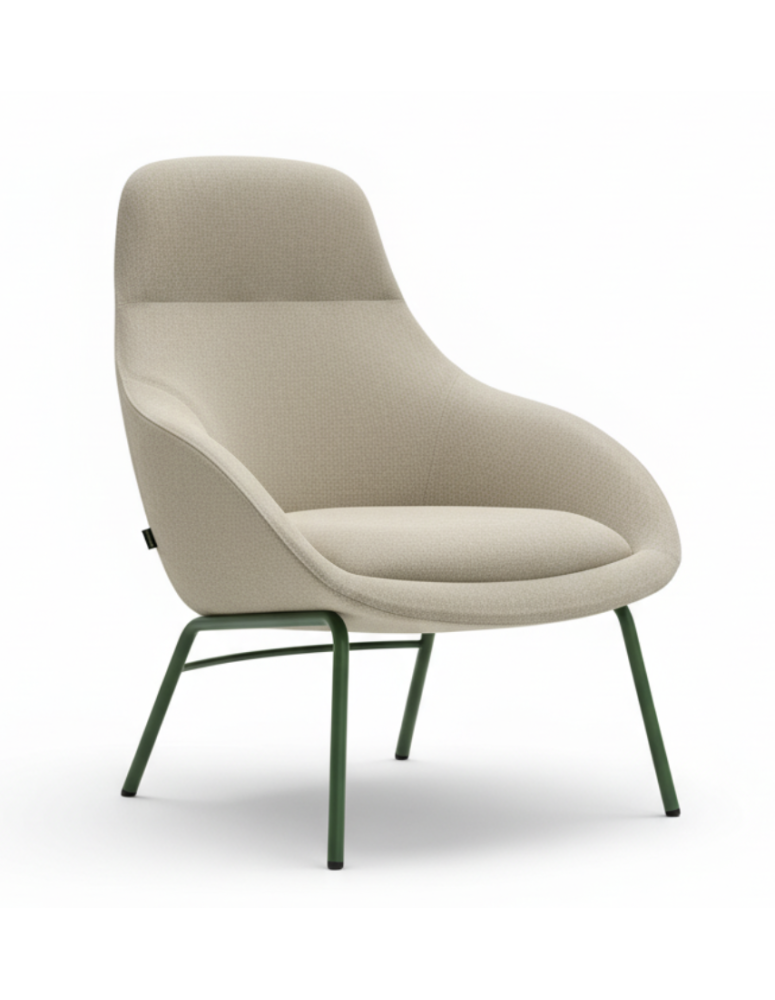 Used Always Lounge Chair by Naughtone, Green