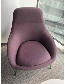 Used Always Lounge Chair by Naughtone, Purple