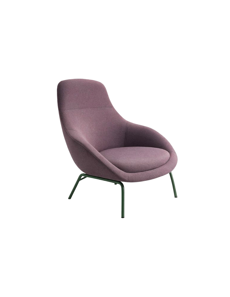 Used Always Lounge Chair by Naughtone, Purple