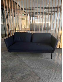 Used 2‑Seat Vitra Suita Sofa, Dark Navy
