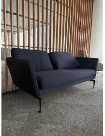 Used 2‑Seat Vitra Suita Sofa, Dark Navy