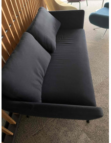Used 2‑Seat Vitra Suita Sofa, Dark Navy