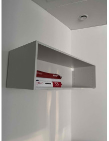 Used White Wall-Mounted Office Shelf