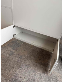 Used Double-Sided White Office Cabinet / Shelf