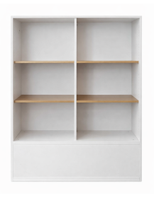 Used Double-Sided White Office Cabinet / Shelf