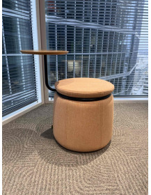 Used Naughtone Lasso Ottoman / Stool / Table – Peach