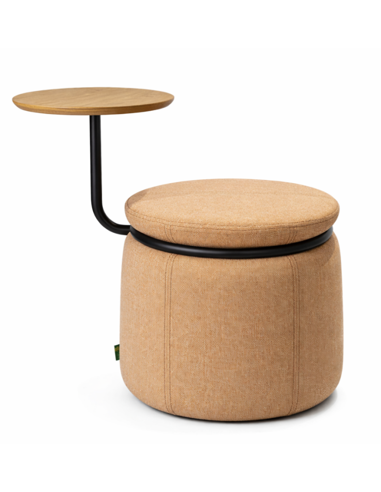 Used Naughtone Lasso Ottoman / Stool / Table – Peach
