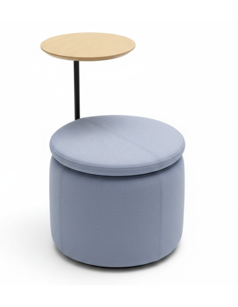 Uzywana-pufa-stolek-Naughtone-Lasso-niebieski-outlet-meblowy-zerowastedesign