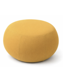 Używana pufa Arper żółta  śr. 50 cm