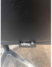 Used Black Vitra Softshell Office Chair on Wheels
