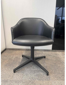 Used Vitra Black Swivel Chair