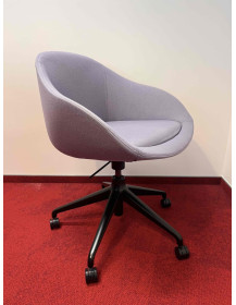 Used Naughtone Always Swivel Conference/Office Chair on Wheels Purple