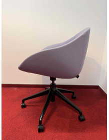 Used Naughtone Always Swivel Conference/Office Chair on Wheels Purple