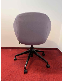 Used Naughtone Always Swivel Conference/Office Chair on Wheels Purple