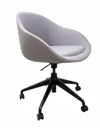 Used Naughtone Always Swivel Conference/Office Chair on Wheels Purple