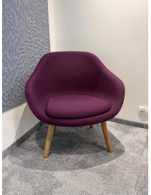 Used Lounge Chair Purple