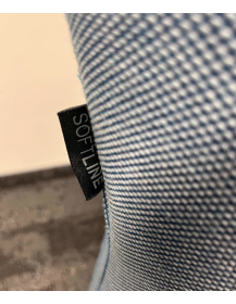 Used HUGO Soft Line armchair light blue