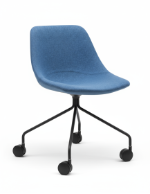 Used NOTI Mishell Chair – Navy Blue with Casters