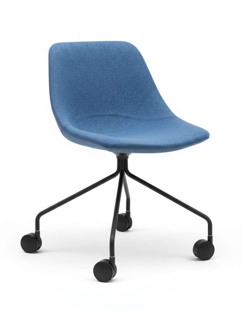 Used NOTI Mishell Chair – Navy Blue with Casters