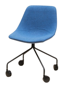 Used NOTI Mishell Chair – Navy Blue with Casters