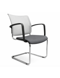 Used Rim Conference Chair on Sleigh Base