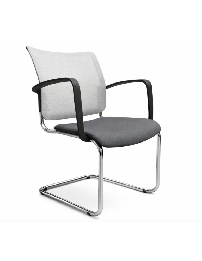 Used Rim Conference Chair on Sleigh Base