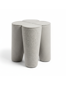 Used Noti Trefle pouf, grey