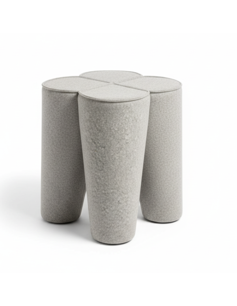 Used Noti Trefle pouf, grey