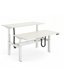 Used Steelcase Bech UP&DOWN desk – 170 × 140 cm, single top 140 × 80 cm