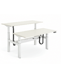 Used Steelcase Bech UP&DOWN desk – 170 × 140 cm, single top 140 × 80 cm