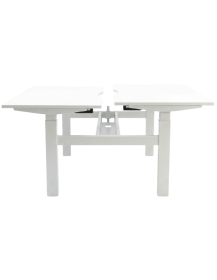 Used electric desk Steelcase Up&Down Bench white, height adjustable