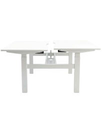 Used electric desk Steelcase Up&Down Bench white, height adjustable