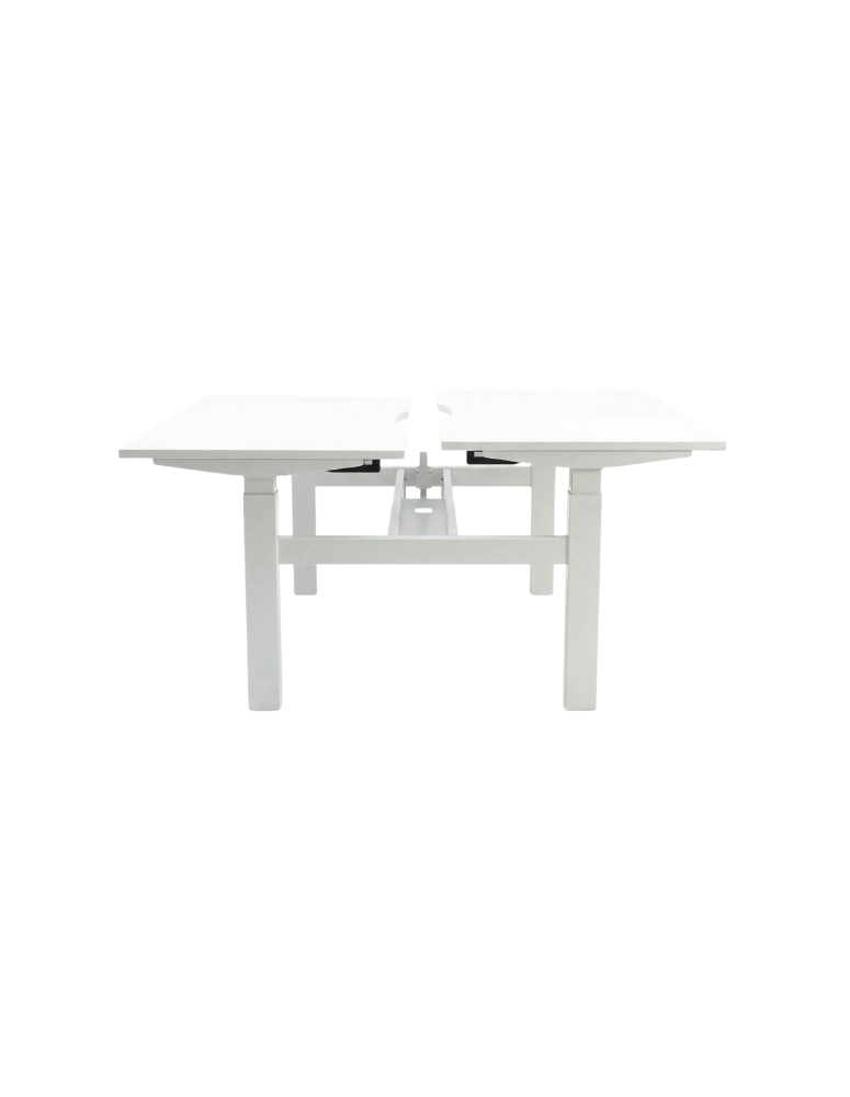 Used electric desk Steelcase Up&Down Bench white, height adjustable