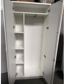 Used white wardrobe, 80 × 42 × 188 cm