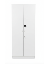Used white wardrobe, 80 × 42 × 188 cm