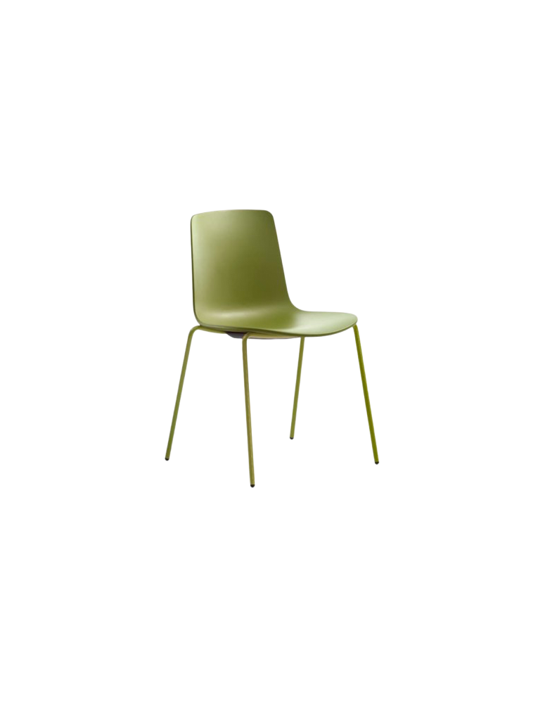 Used Enea Plastic Chair – Olive