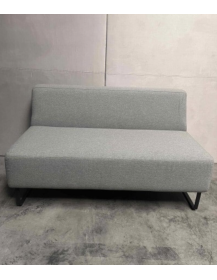 Used Riverbend Haworth sofa, gray, 2-seater