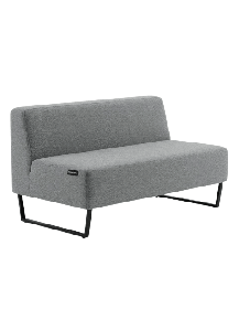 Used Riverbend Haworth sofa, gray, 2-seater