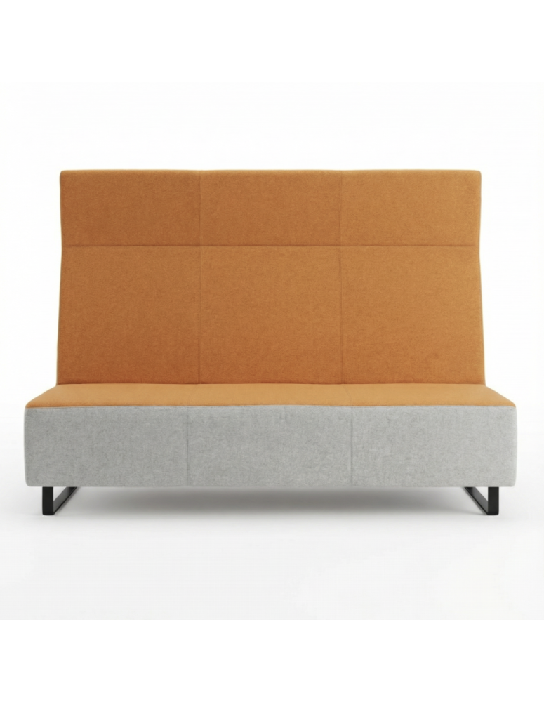 Used Voo Voo Bejot sofa module – high, orange-gray